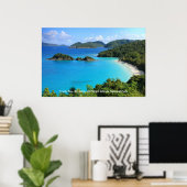Trunk Bay, St. John, Nationaal Park Maagdeneilande Poster (Thuiskantoor)