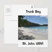 Trunk Bay, St. John USVI Briefkaart (Voorkant / Achterkant)