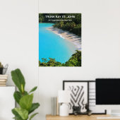 Trunk Bay, St, John, USVI National Park Poster (Thuiskantoor)