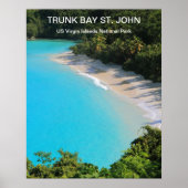 Trunk Bay, St, John, USVI National Park Poster (Voorkant)