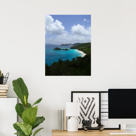 Trunk Bay, St. John, USVI Poster (Thuiskantoor)