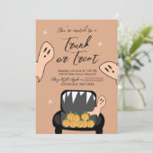 Trunk een Uitnodiging van de Ghost van de Treat Ha (Staand voorkant)