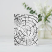 Trunk hedendaags Collectie zwart-wit Briefkaart (Staand voorkant)