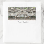 Trunk I Hook... Rechthoekige Sticker (Tas)