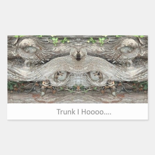 Trunk I Hook... Rechthoekige Sticker (Voorkant)