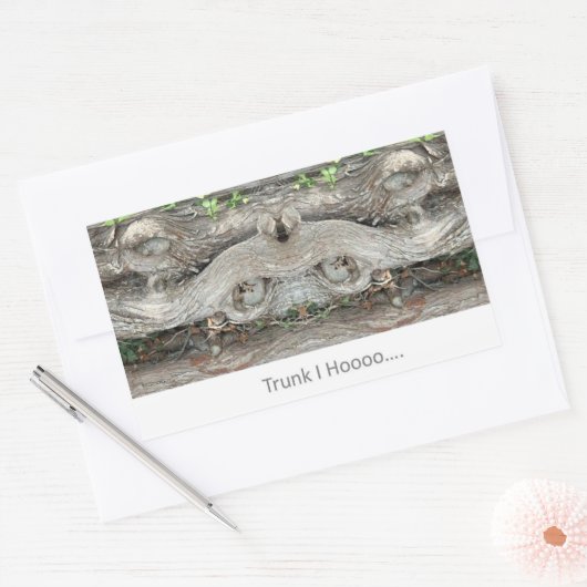 Trunk I Hook... Rechthoekige Sticker (Envelop)