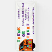 Trunk of Behandel Halloween Auto Decoraties Spandoek (Verticaal)