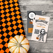 Trunk of Behandel Halloween spookachtige gasten Visitekaartje