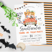 Trunk of behandelen | Halloween Baby shower Kaart