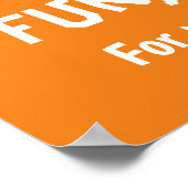 Trunk of traktatie Fondsenwerving PTO PTA Kerk Ban Poster (Hoek)