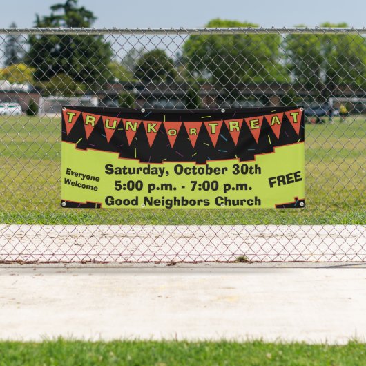 Trunk- of Treat Bunting Banner (Insitu)
