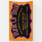 Trunk of Treat Community Church Event Spandoek (Verticaal)