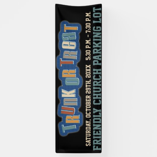 Trunk- of Treat Event Banner (Verticaal)