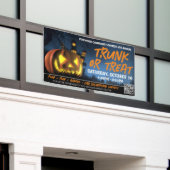 Trunk of Treat Halloween Banner (Buitenkant Gebouw)