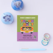Trunk of Treat Halloween Banner Flyer (Enkel)