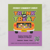 Trunk of Treat Halloween Banner Flyer (Voorkant)