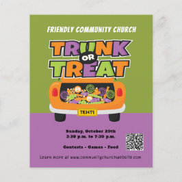 Trunk of Treat Halloween Banner Flyer