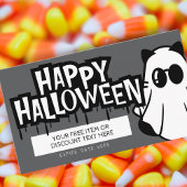 Trunk of Treat Halloween Cool Ghosts Visitekaartje