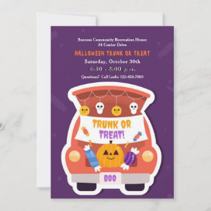 Trunk of Treat Halloween Kaart