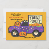 Trunk of Treat Halloween Kaart (Voorkant)