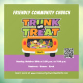 Trunk of Treat Halloween Raamsticker (Vel 3)