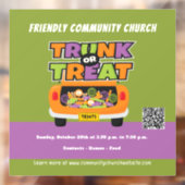 Trunk of Treat Halloween Raamsticker (Vel 2)