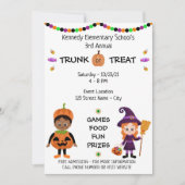 Trunk- of Treat Halloween-uitnodiging Kaart (Voorkant)