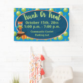 Trunk of Treat met Schattigee Super Hero Fox Spandoek (Insitu)