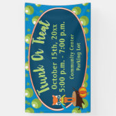 Trunk of Treat met Schattigee Super Hero Fox Spandoek (Verticaal)