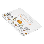 Trunk of Treat Modern Chic Halloween Party Magneet (Rechterzijde)