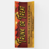 Trunk or Treat Community Church Fall Leaves Spandoek (Verticaal)