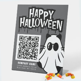 Trunk or Treat Cool Ghosts Business Bedankt Reclamebord Met Voetstuk
