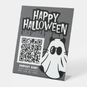 Trunk or Treat Cool Ghosts Business Bedankt Reclamebord Met Voetstuk (Voorkant)
