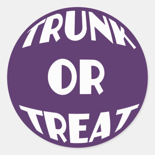 Trunk or Treat Event Stickers (Voorkant)