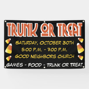 Trunk or Treat Halloween Candy Corn Event Spandoek