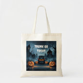 Trunk or Treat Halloween Canvas tas voor Kids & Fa (Voorkant)
