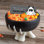 Trunk or Treat Halloween Cool Ghost Bedankt Mini Visitekaartje