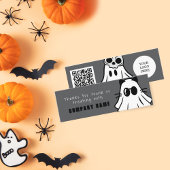 Trunk or Treat Halloween Cool Ghost Bedankt Mini Visitekaartje