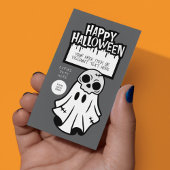 Trunk or Treat Halloween Cool Ghost Visitekaartjes