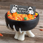 Trunk or Treat Halloween Cool Ghosts Thank You Mini Visitekaartje