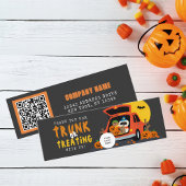 Trunk or Treat Halloween Ghoulish Guest Dank u Mini Visitekaartje