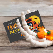 Trunk or Treat Halloween Ghoulish Pumpkin Visitekaartje