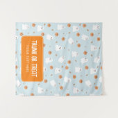 Trunk or Treat Halloween Hanging Car Banner Wandkleed (Voorkant (horizontaal))