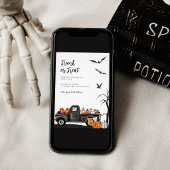 Trunk or Treat Halloween Uitnodiging voor Kinderen