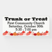 Trunk or Treat Herfst Pumpkin Theme Community Even Spandoek (Horizontaal)