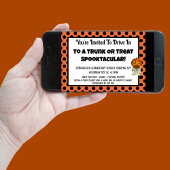 Trunk or Treat Pumpkin Stippen Kinder Halloween Pa Kaart