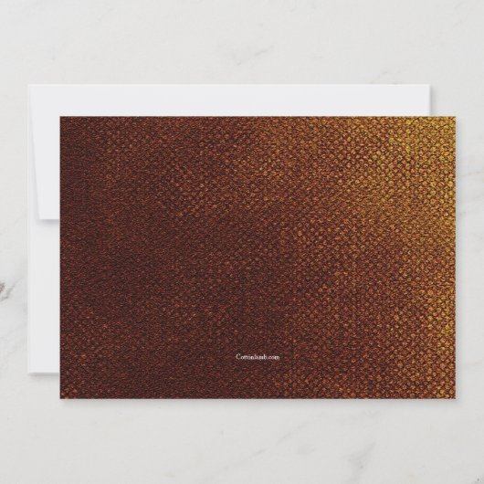 Trunk Party met rode auto uitnodiging (Achterkant)