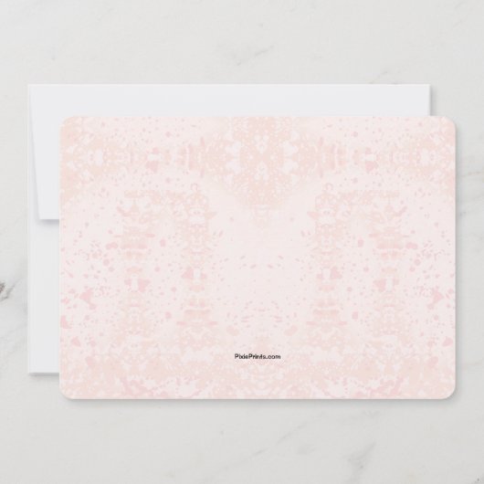 Trunk Party (Vrouw)Fotouitnodiging Kaart (Achterkant)