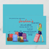 Trunk Party Vrouw Kaart (Voorkant / Achterkant)