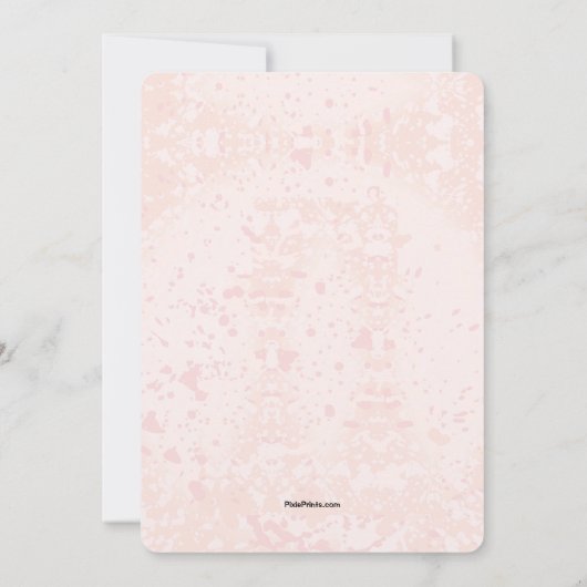 Trunk Party (Vrouw) Uitnodiging (Achterkant)